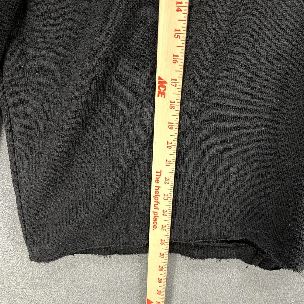 FP BEACH Sweater Womens XS Black Oversized key hole back‎ Free People pocket